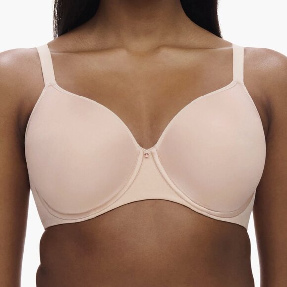 Chantelle Comfort Chic Back Smoothing T-Shirt Bra Rose Pink 36G / 36DDDD New - Picture 2 of 8